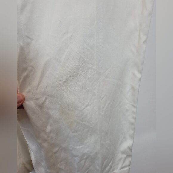 *Flawed* Vintage Giorgio Armani Le Collezioni White Dress Pants High Waist 14 - Picture 6 of 12